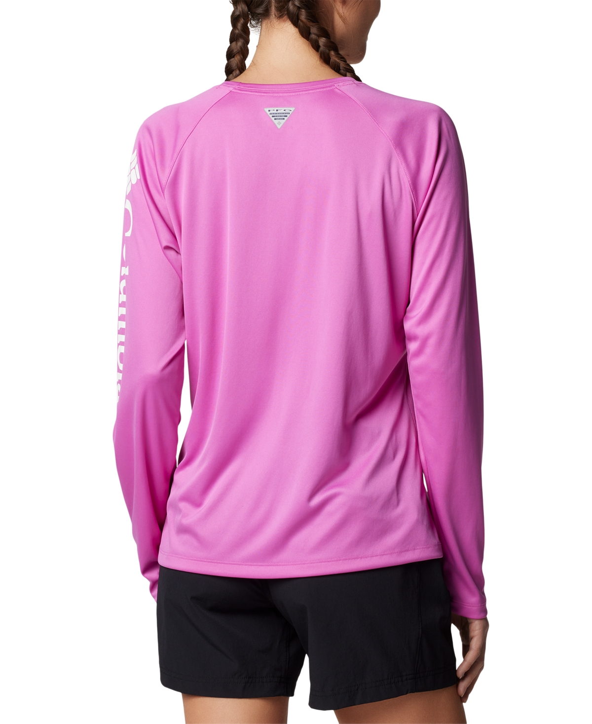 Columbia Women's Pfg Tidal Tee Ii Omni-Shade T-Shirt - White Logo