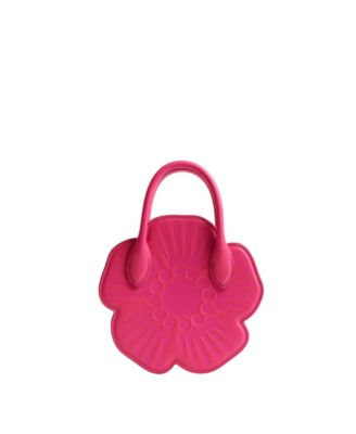 COACH Women's Tea Rose Leather Shoulder Bag - Macy's