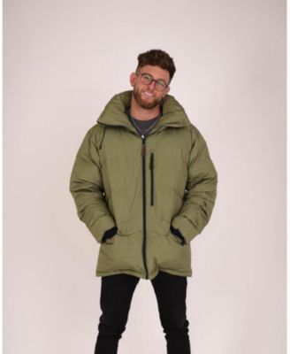 Men's Puffer Jacket Khaki
