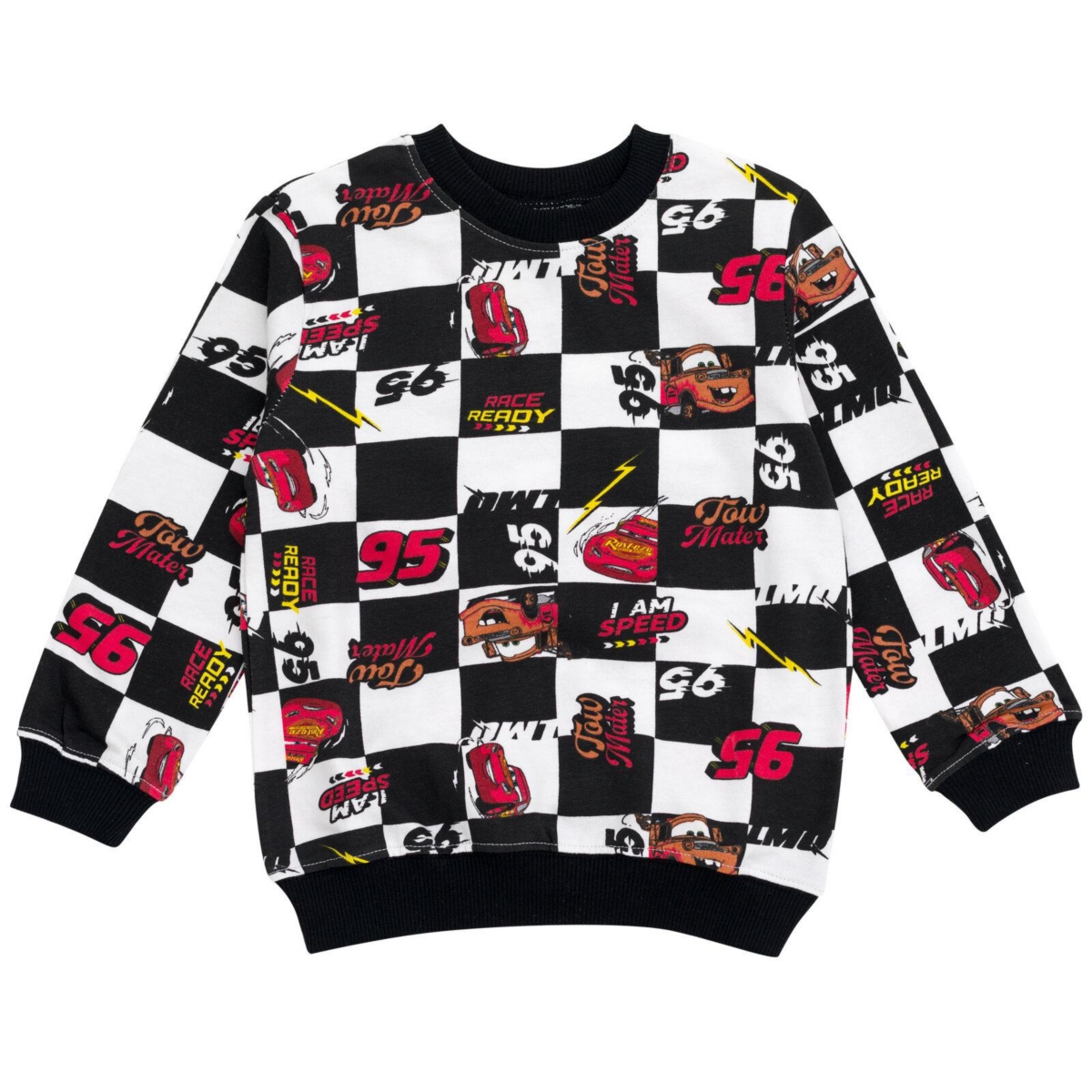 Disney Toddler Boys Lion King Toy Story Cars French Terry Sweatshirt and Jogger Pants Outfit Set to (2T - 10-12)