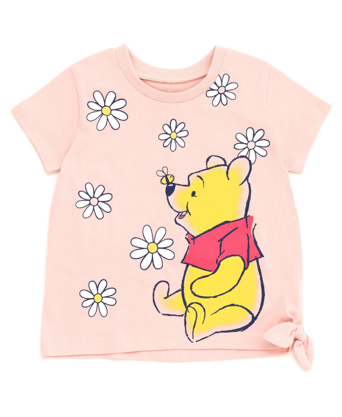 Disney Toddler Girls Classics Princess Lilo & StitchT-Shirt & Chambray Shorts to (12 Months - 14-16) - Winnie the pooh, pink