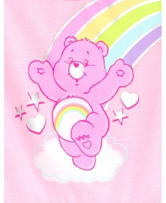 Toddler Girls Cheer Bear Rainbow Tulle Dress to