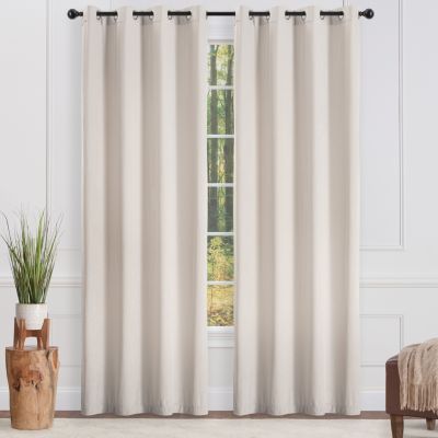 Premium Taupe Velvet Curtains Panel Set 2 -Piece - Grommet Partial Blackout Curtains Room Darkening Curtains Drapes for Living Room Bedroom - Window Treatment - 63 Inch Length -Taupe
