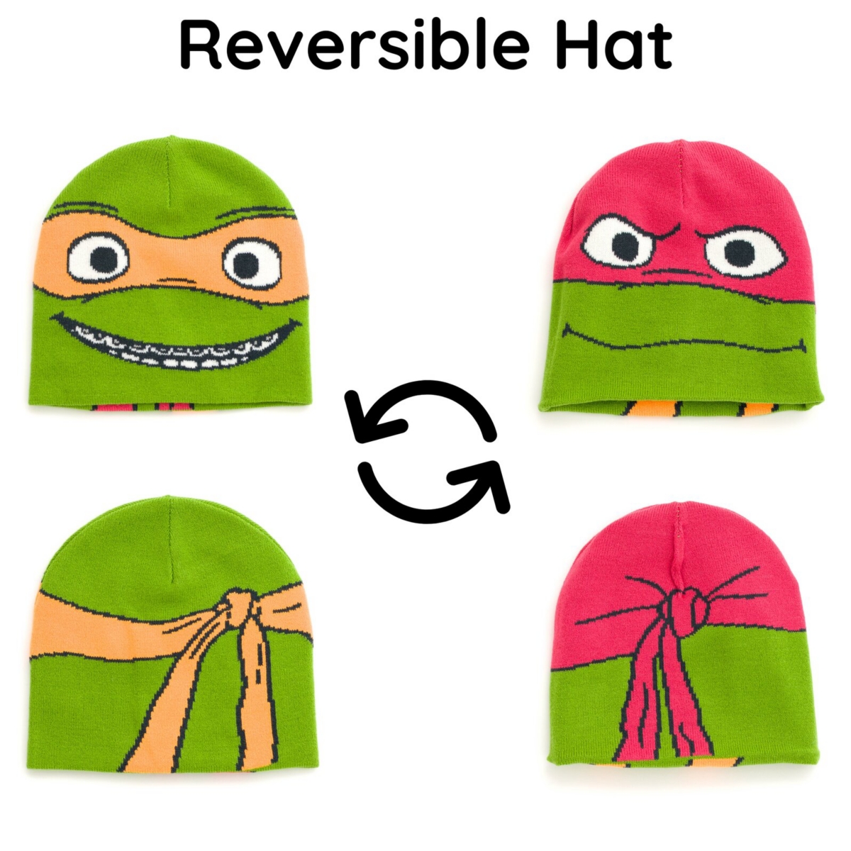 Teenage Mutant Ninja Turtles Boys Fleece Sweatshirt and Hat to (2T - 14-16)