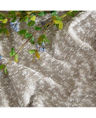 Easton Jacquard Slub Texture - Privacy Curtains with Back Tab Rod Pocket Lightweight Window Curtains Panels, Set of 2