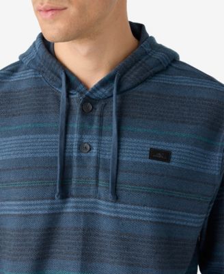 Men's Bavaro Stripe Poncho Fleece Tops