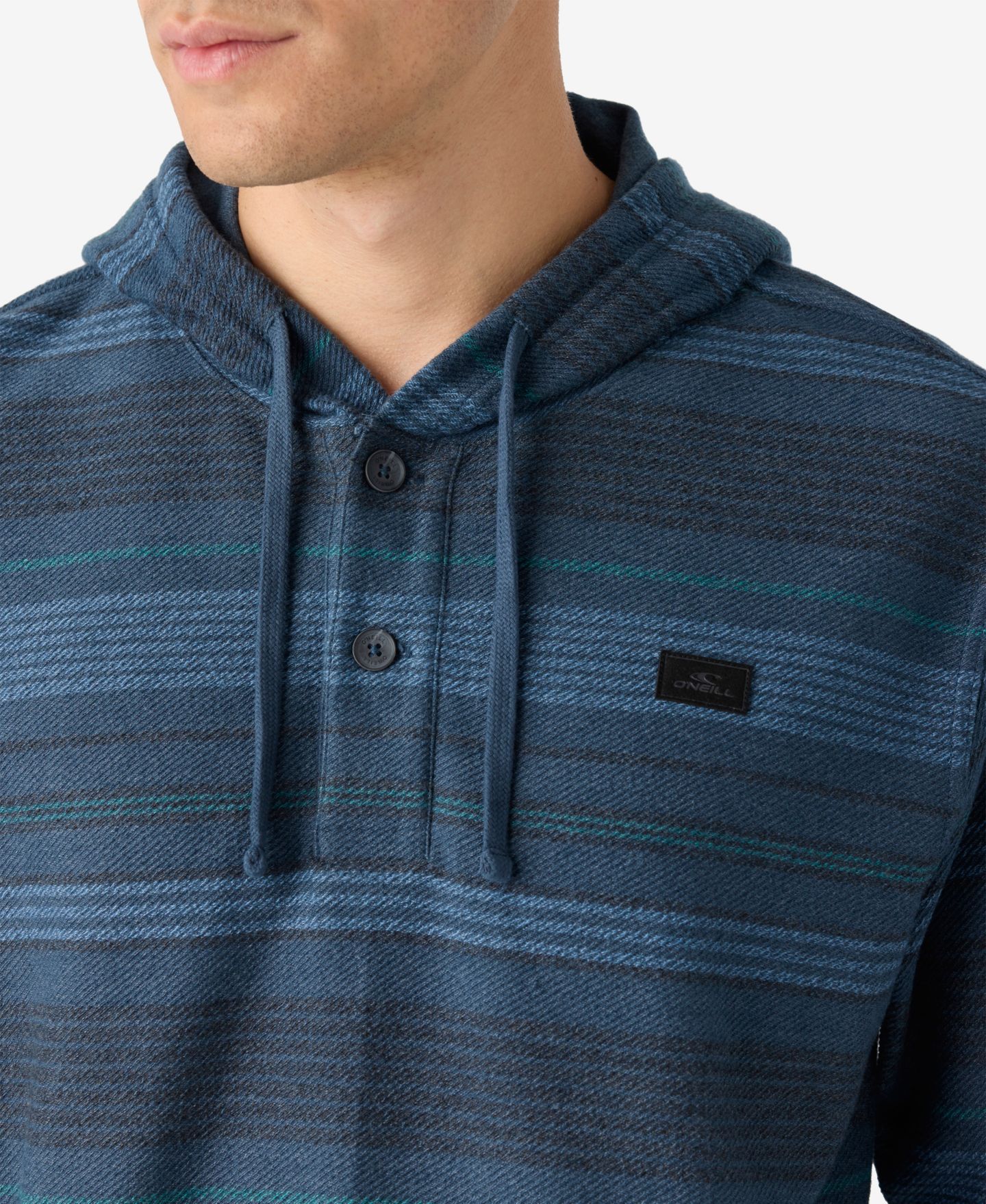 Мужские топы O'Neill Bavaro Stripe Poncho Fleece Tops, цвет: Кремовый — фото 8