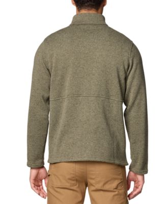 Men's Alto Pass Textured Knit Sweater Fleece Zip-Front Jacket