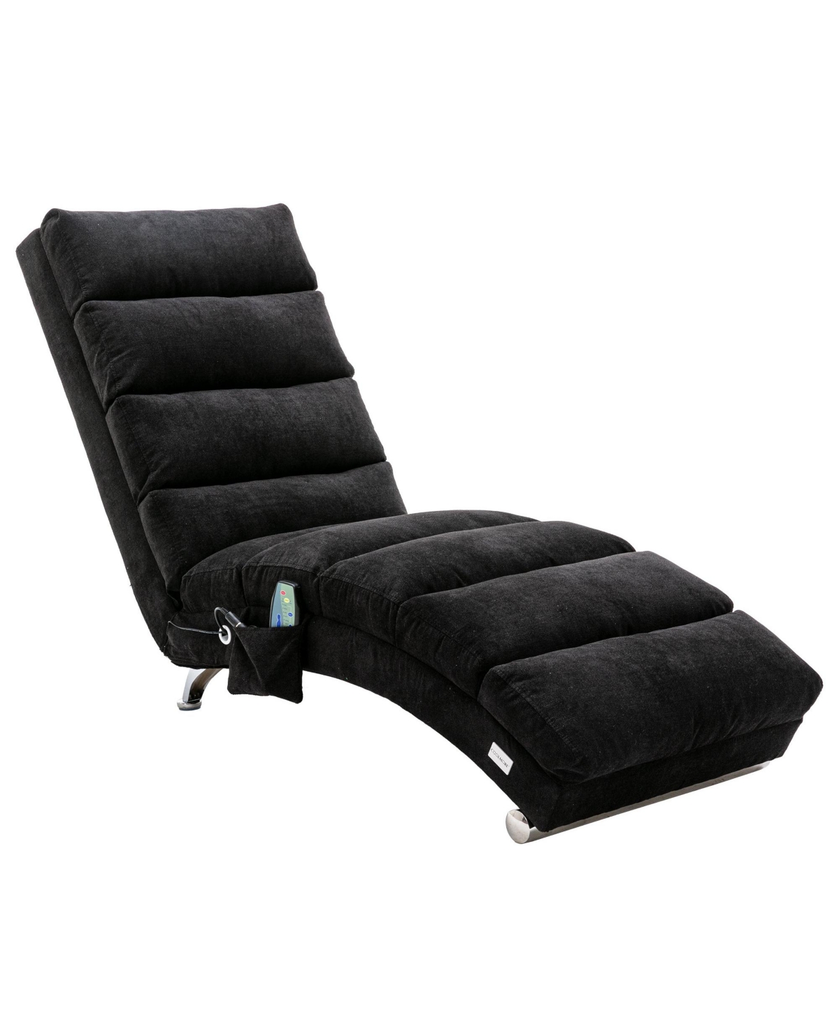 Mondawe Orange Recliners Chair Indoor with Remote Control,Ergonomic Electric Massage Long Lounger