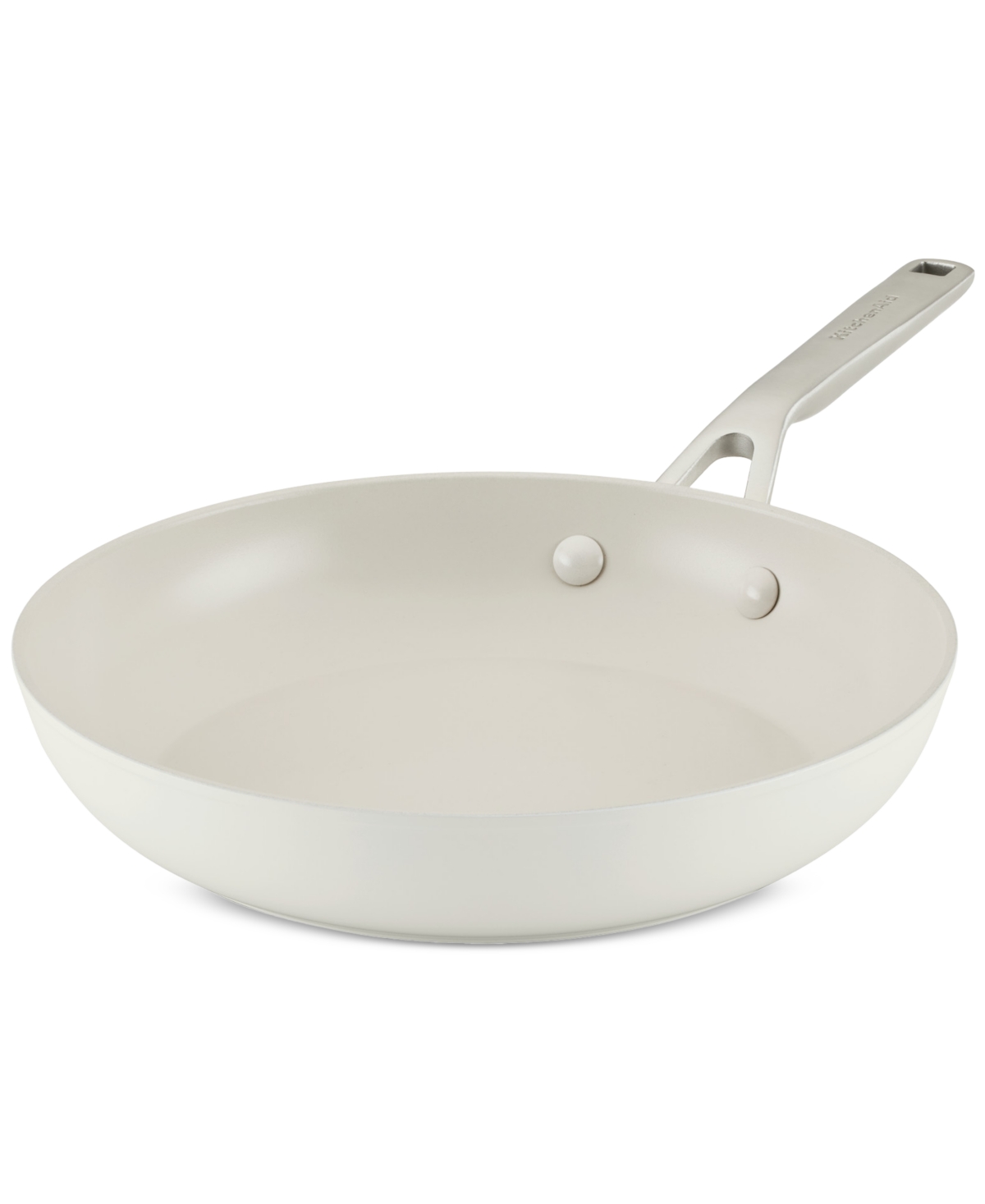 Kitchenaid 10" Ceramic Nonstick Frypan In Porcelain White