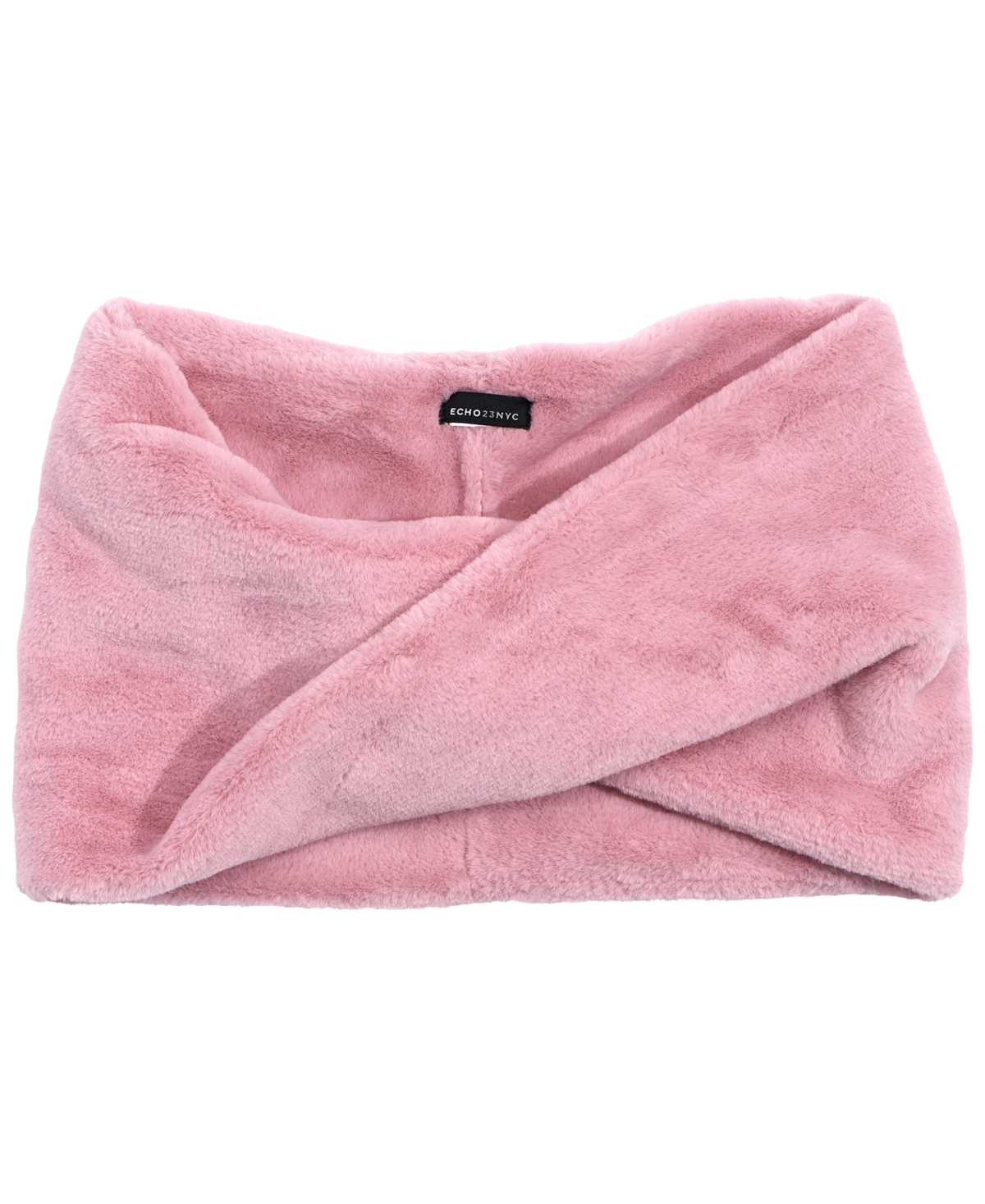 Echo 23 Faux Fur Twist Loop Headband In Peony