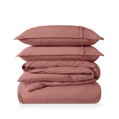 Organic Cotton Percale Duvet Cover Set Full/Queen