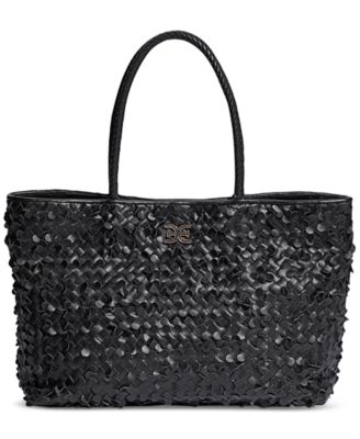 Sam Edelman sale Woven Ring-Handle Tote Bag