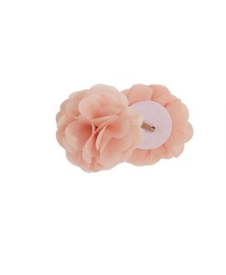 Rosette Floral Embellished Cuff Tab Top Solid Curtain Panel, 50"W x 95"L