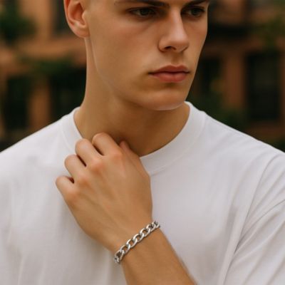 Big Thick Solid Heavy Braid Rope Wheat or Miami Cuban Curb Link Bracelet Plus Size .925 Sterling Silver 8 8.5 9 Inch