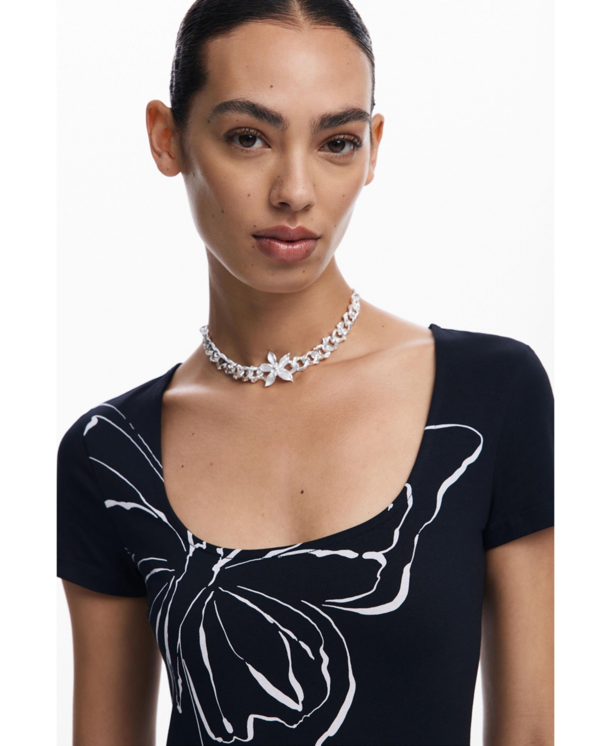 Desigual Women's Butterfly midi dress