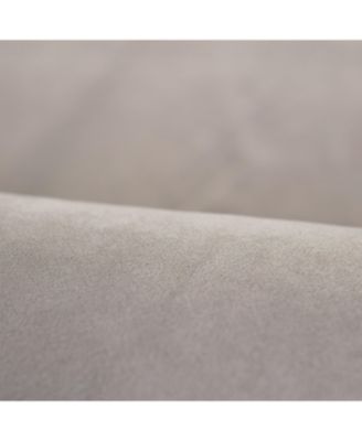 Premium Taupe Velvet Curtains Panel Set 2 -Piece - Grommet Partial Blackout Curtains Room Darkening Curtains Drapes for Living Room Bedroom - Window Treatment - 63 Inch Length -Taupe