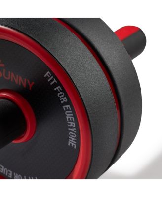 Ab Roller Wheel, Ultra-Wide Design, Durable Construction, Compact & Portable, Non-Slip Handles with Knee Pad