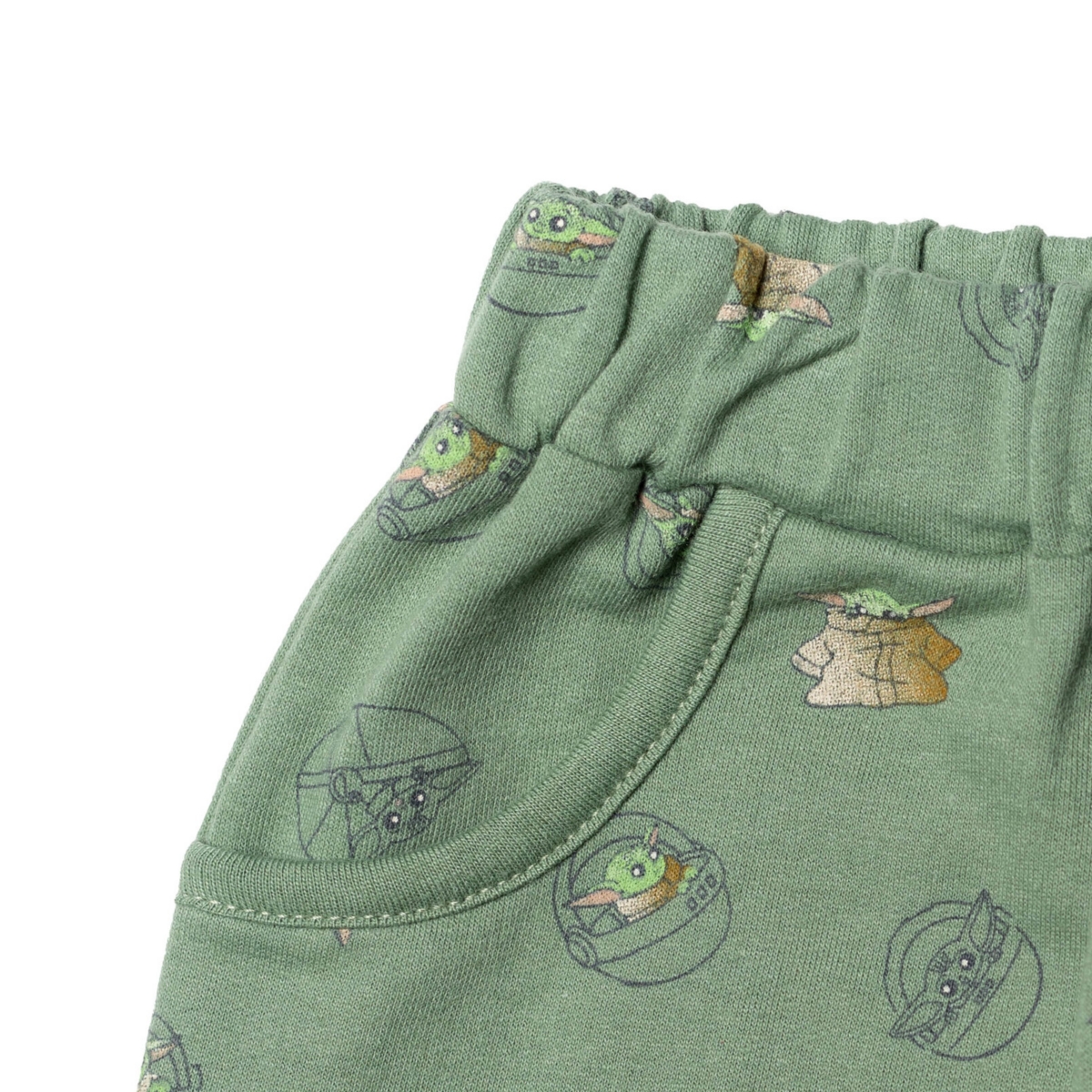 Star Wars Toddler Boys The Mandalorian T-Shirt and French Terry Shorts Outfit Set