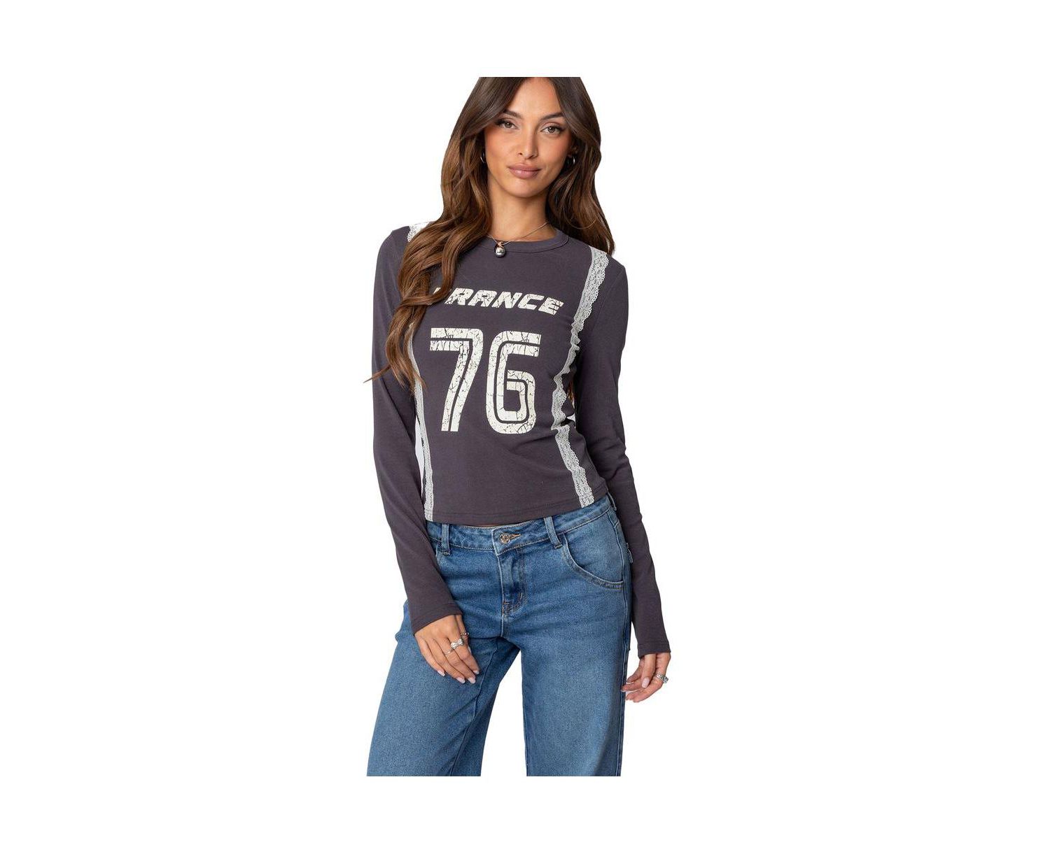 Women's Frenchy Long Sleeve T Shirt