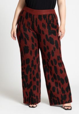 Women's Plus Size Intarsia Sweater Pant