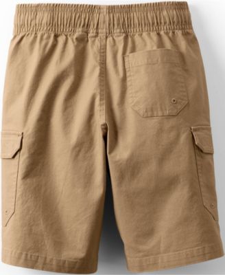 Boys Stretch Canvas Utility Cargo Shorts