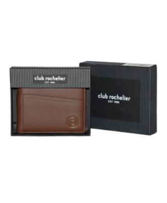 Men's Slim Fold Wallet with Removable ID