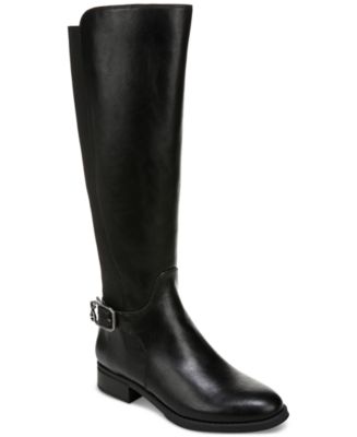 Sam Edelman outlet Womens 6.5M Kristie Black Fabric Almond Toe Over The Knee Boots NEW