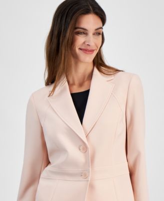 Women's Two-Button Jacket & Pant Suit Regular & Petite Sizes