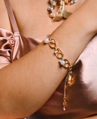18K Gold Plated Loaiza Charm Bracelet