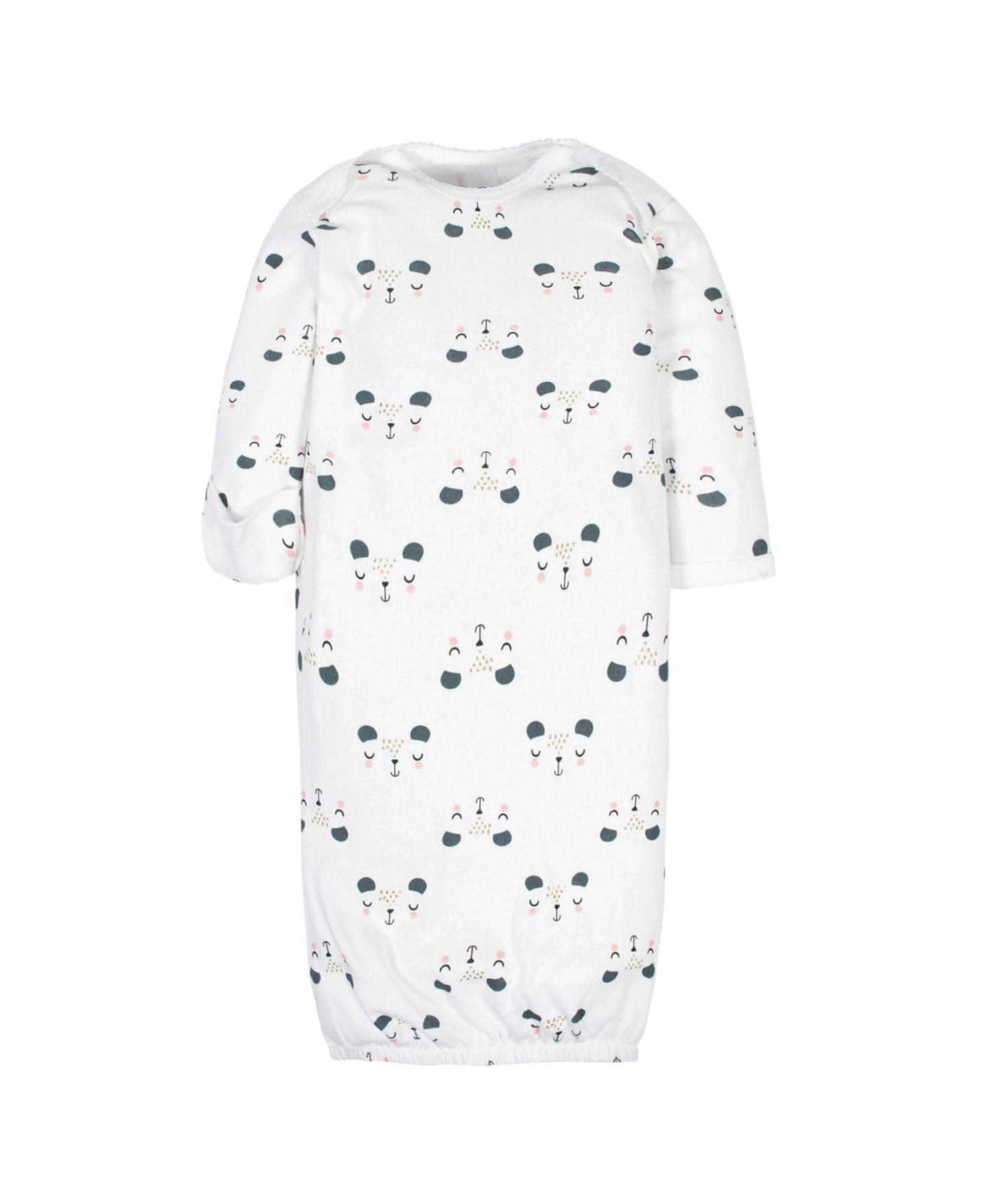 Платья Gerber Fleece-Lined Gb 4Pk Gowns для девочек-малышей, цвет: Bear — фото 3