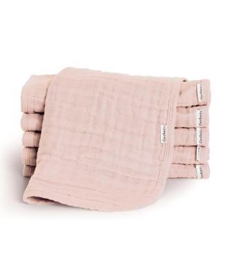 Baby Neutral Multi Browns Muslin Burpcloths - 6-Pack