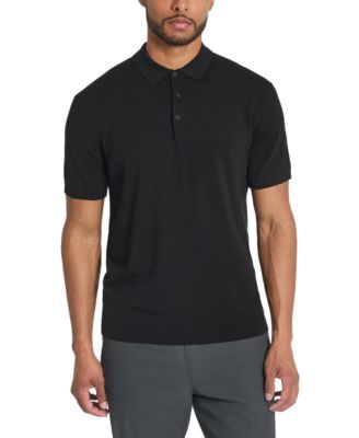 Kenneth Cole - Men's Slim-Fit 4-Way Stretch Sweater-Knit Polo Shirt