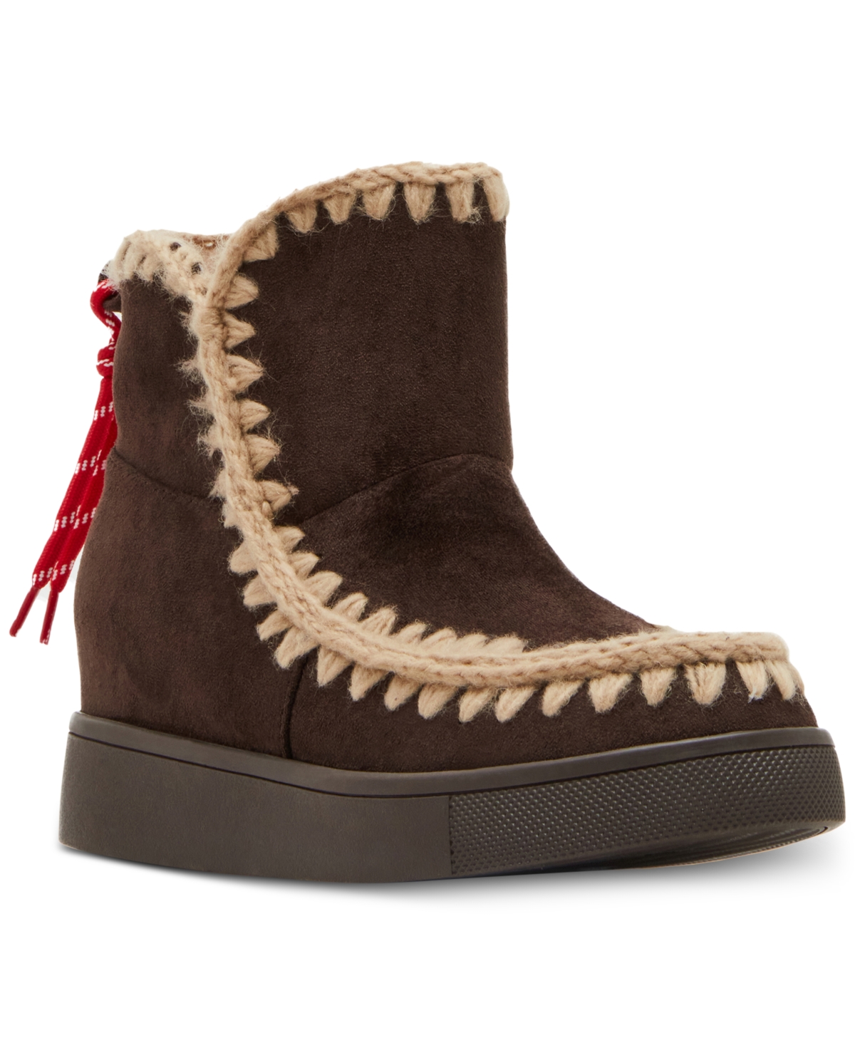 Mitten Cozy Moc-Toe Booties - Sand
