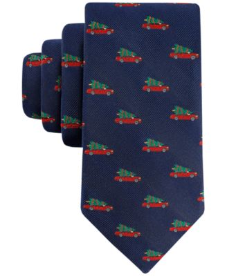 Tommy Hilfiger - Men's Christmas Tree Cars Tie