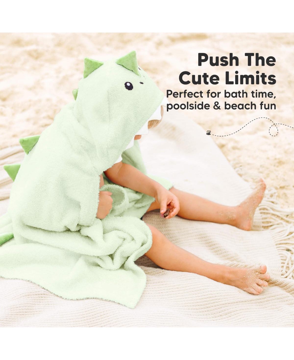 KeaBabies PlayPals Baby Towels with Hood for Girls, Boys, 100% Organic Soft Cotton Hooded Bath Newborn, Kids