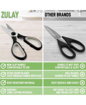 Stainless Steel Kitchen Shears – Ultra Sharp with Protective Cover