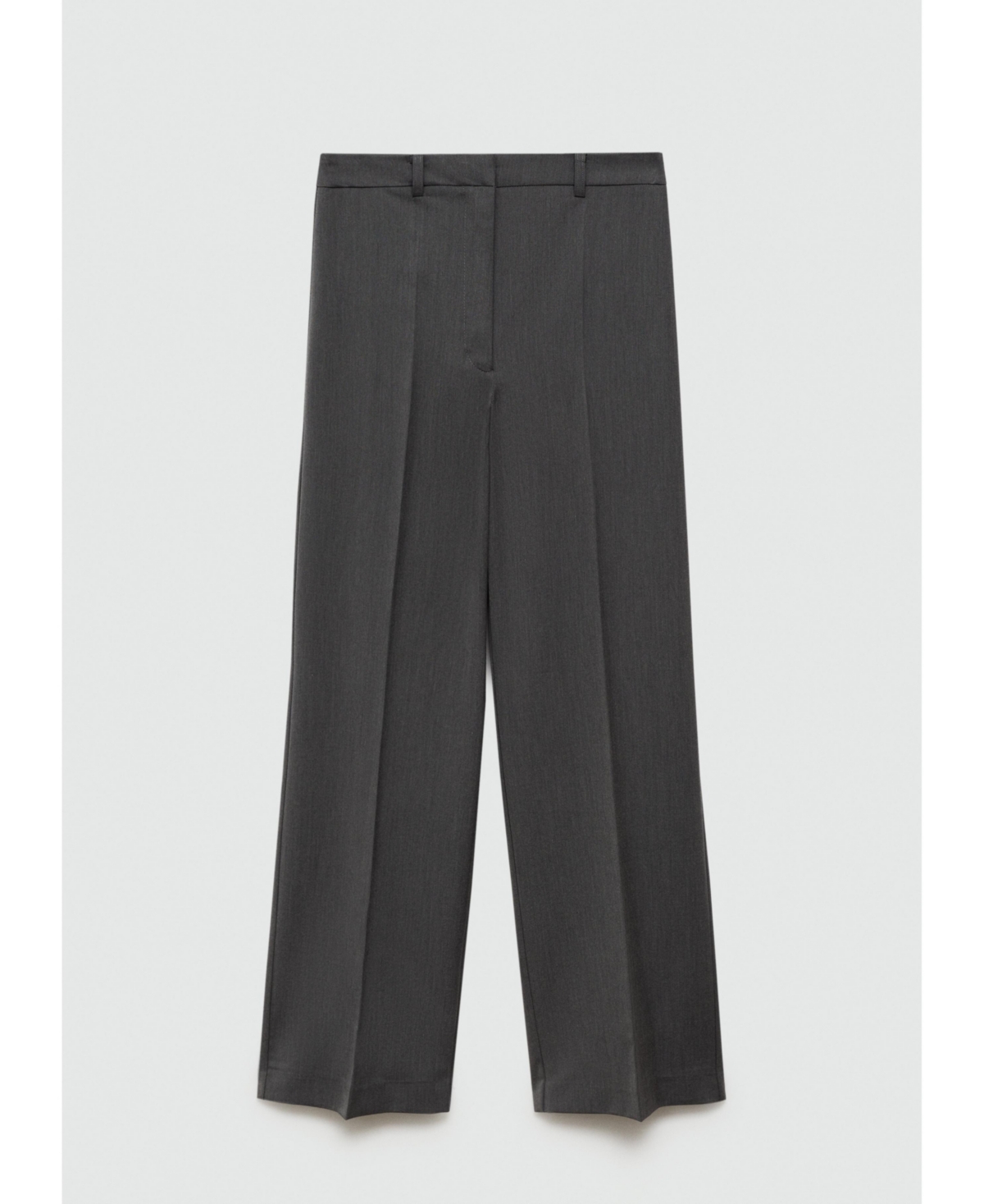 Mango Pantalon In Dark Heather Gray