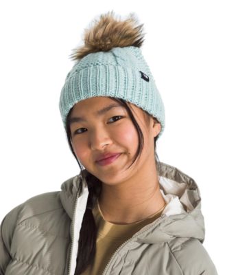 The North Face - Big Kids Oh Mega Faux-Fur Pom Beanie