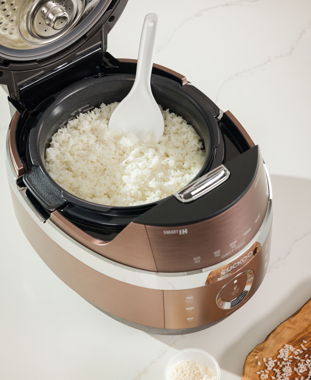 Cuckoo 6-cup Induction Heating Pressure Rice Cooker In Brown