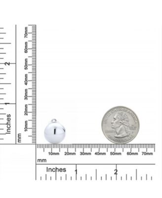 Simple Basic Half Round Ball Clip On Earrings Button Style Alloy Clip Sterling Silver .50 Diameter