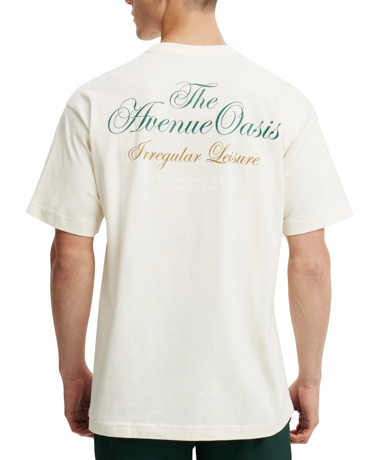 Cotton On Men's Box Fit Text T-Shirt