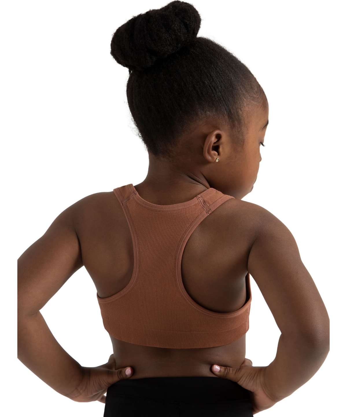 Capezio Girls Seamless Racerback Sports Bra