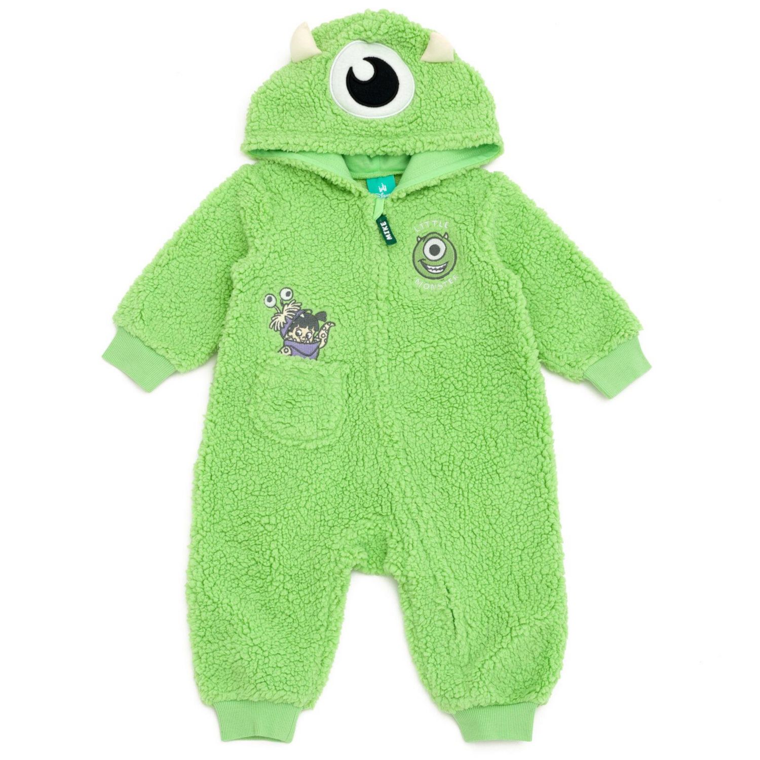 Baby Boys (Newborn - 24months) Zip Up Cosplay Coverall Cozy Sherpa