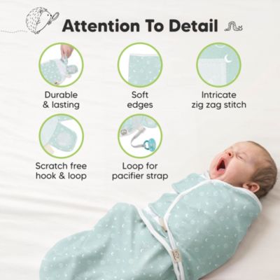 3pk Soothe Baby Swaddle, Organic Baby Swaddle Sleep Sacks, Newborn, Infant Swaddle Sack