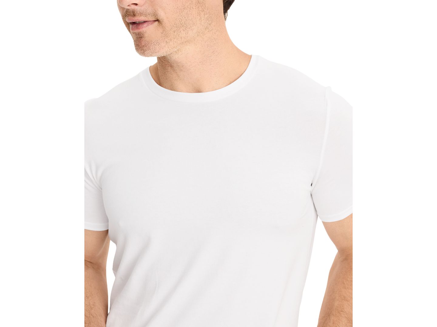 Мужские футболки Jockey Stretch Short-Sleeve Crewneck T-Shirts, Pack of 3, цвет: Чёрный — фото 10