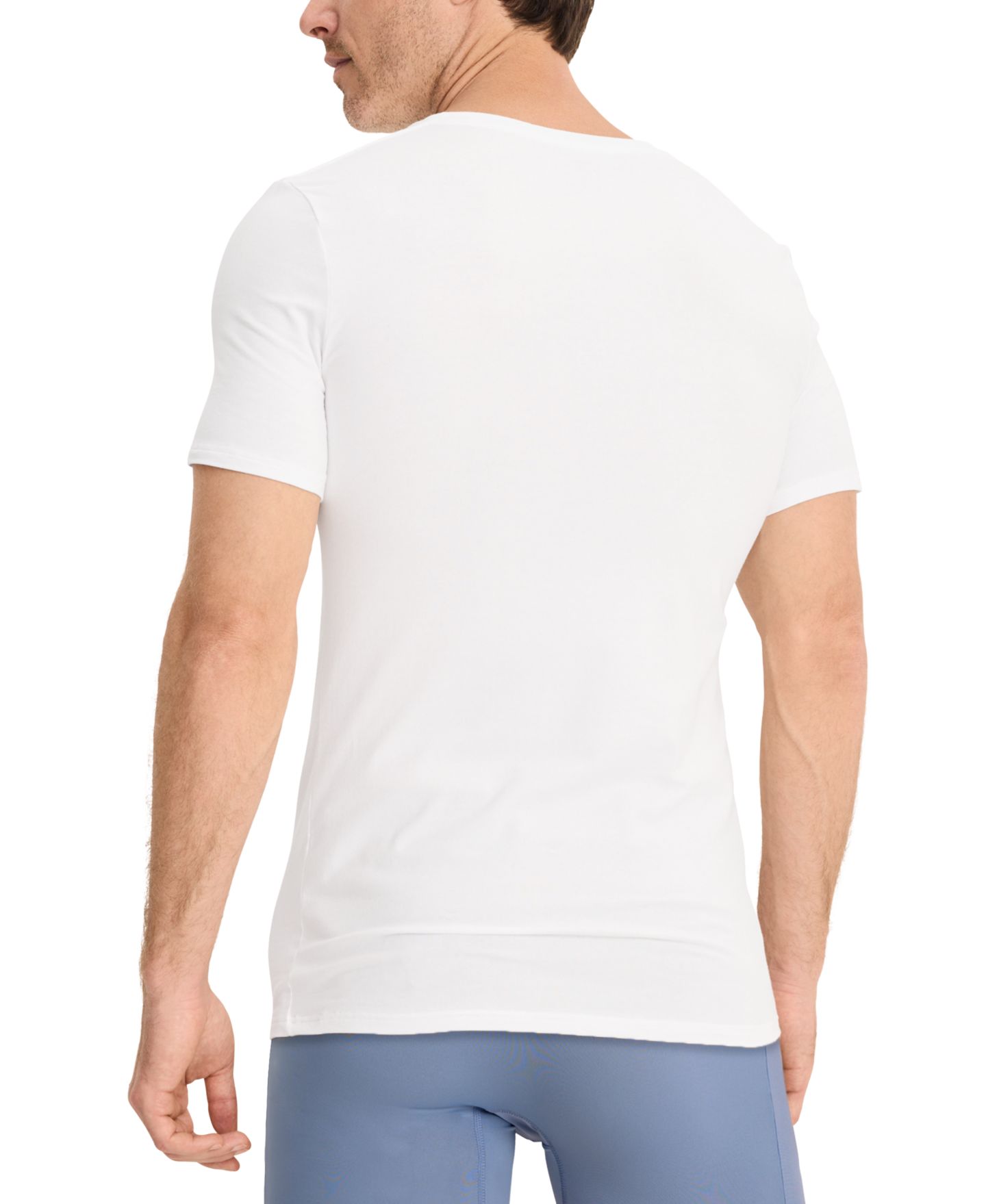 Мужские футболки Jockey Smooth Fit Stretch V-Neck T-Shirts, Pack of 3, цвет: Белый — фото 3
