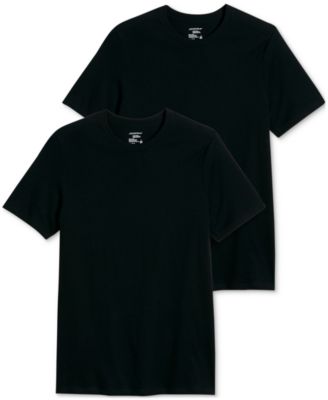 Men's Big and Tall Classic Crew Neck Undershirts, Pack of 2
