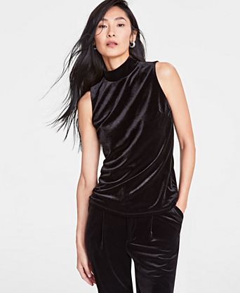 Black Velvet Top - Macy's Black Velvet Top - Macy's