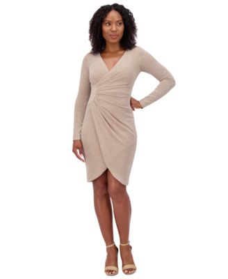 Jessica Howard - Women's Metallic-Threaded Cocktail Dress